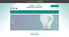 Desktop Screenshot of irishexporters.ie